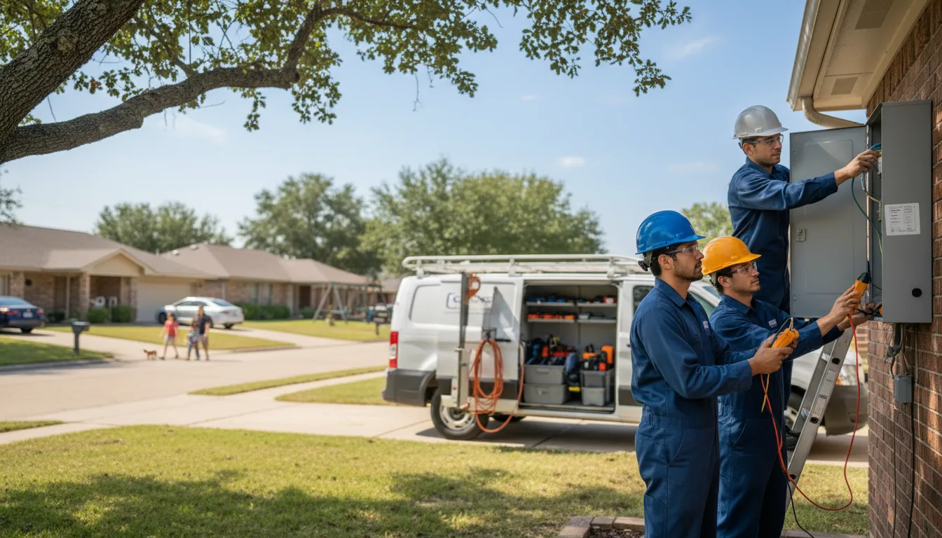 Certified electrician providing emergency electrical services in Winsted, MN